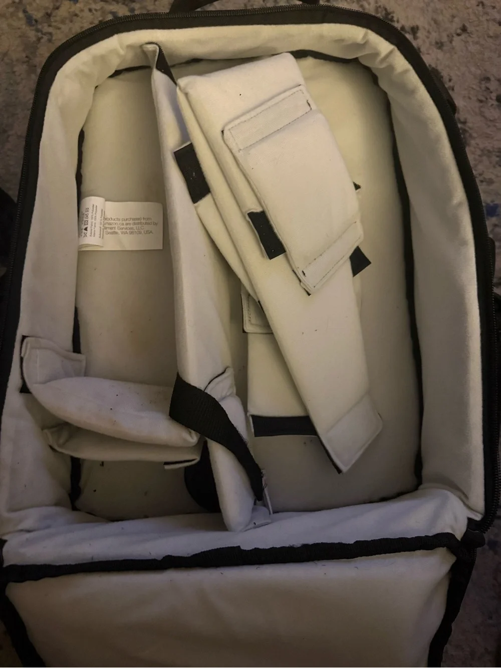 Black Camera Laptop Backpack